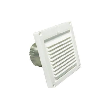 Applied Applications International Speedi-Products Micro Louver Eave Vent EX-EVML 04 White 4" EX-EVML 04